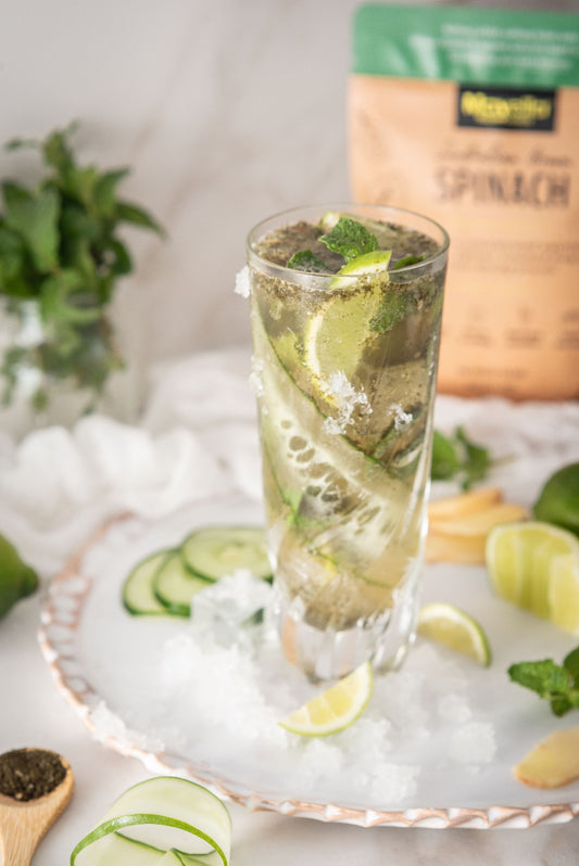 Spinach Mojito Mocktail