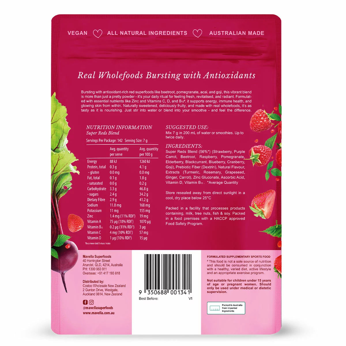 Super Reds 1kg