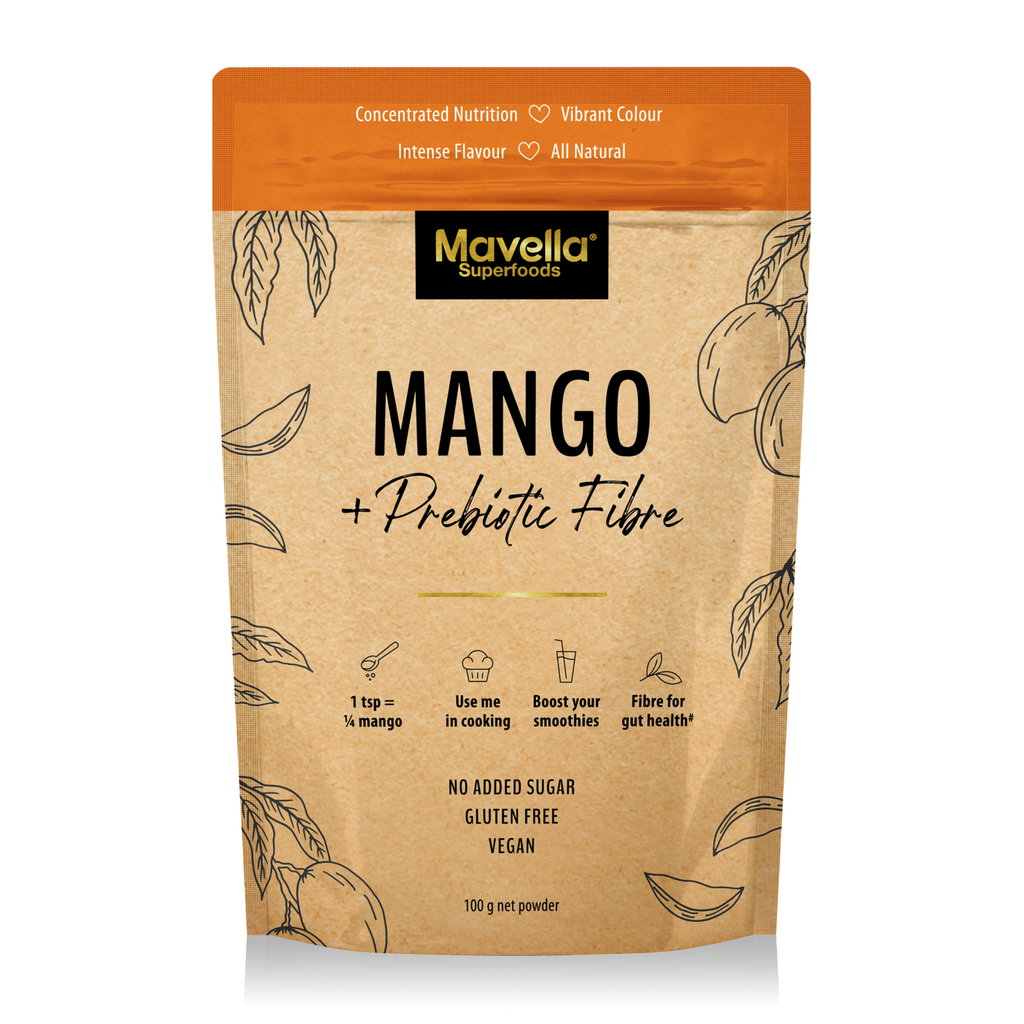 Mango Superfood powder with Prebiotic Fibre 100g