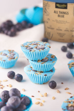 Blue Yoghurt Cups