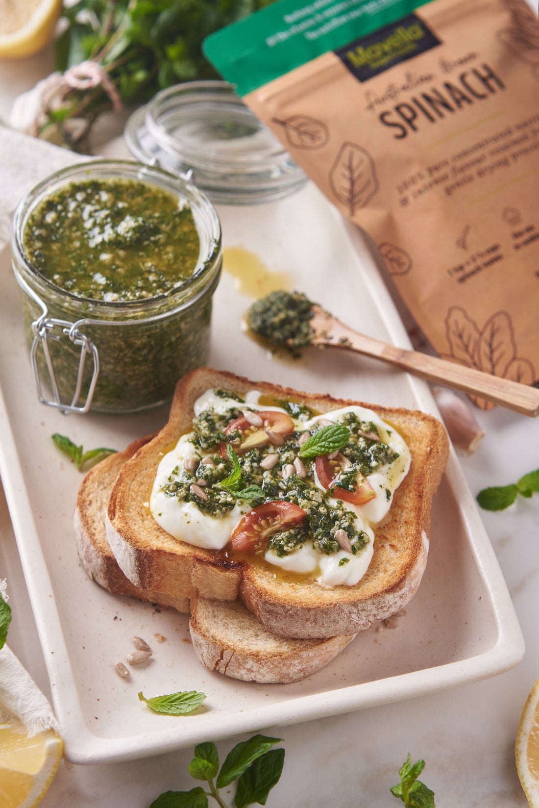Almond Mint Pesto