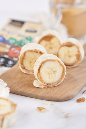 Almond Butter Banana Rolls
