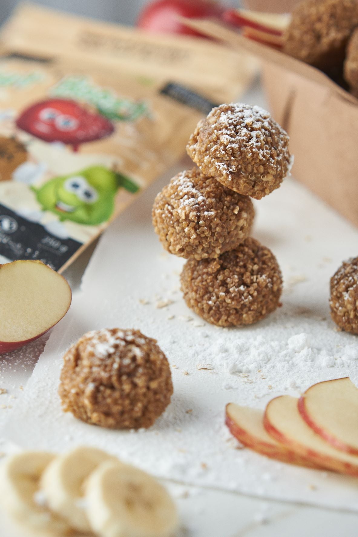 Apple Banana Quinoa Bits