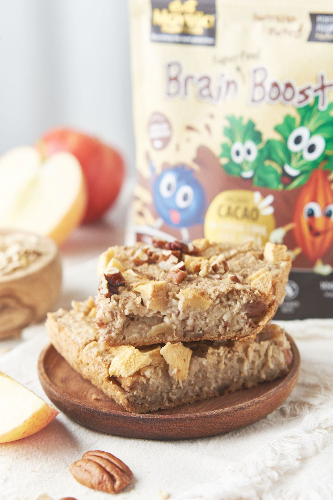 Baked Apple Oat Bars