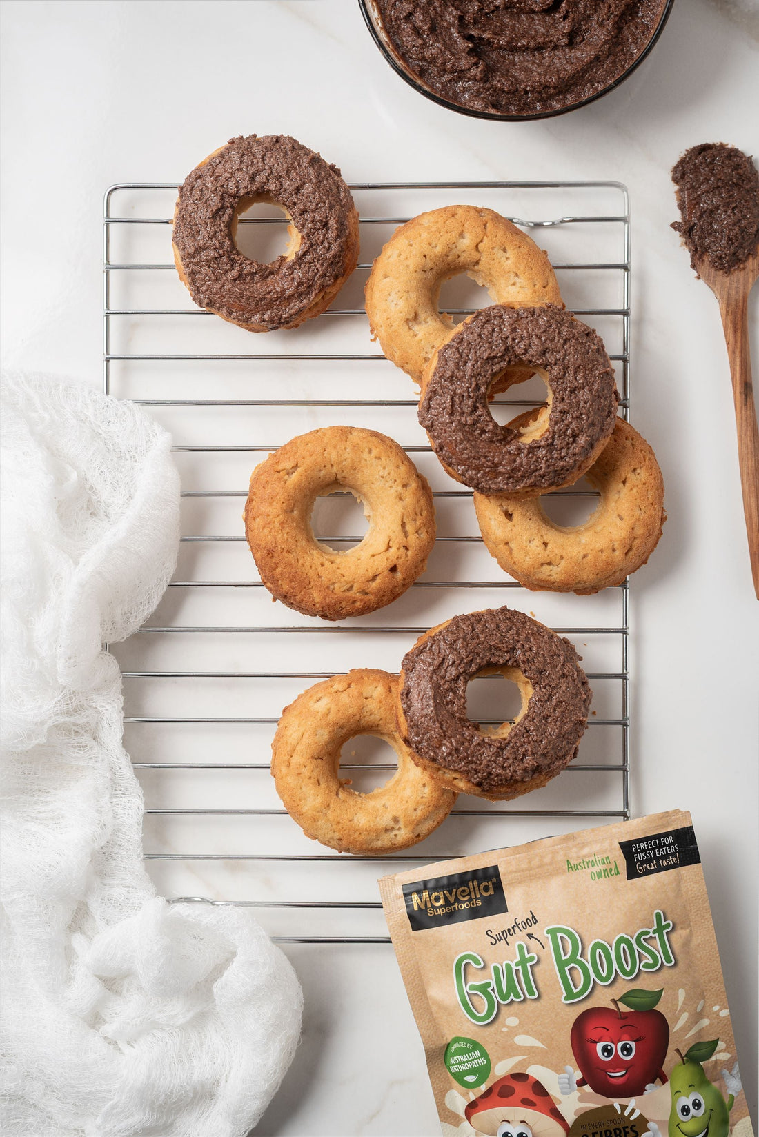Baked Oats & Yoghurt Donuts
