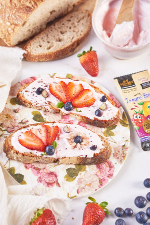 Berry Cream Cheese Toast