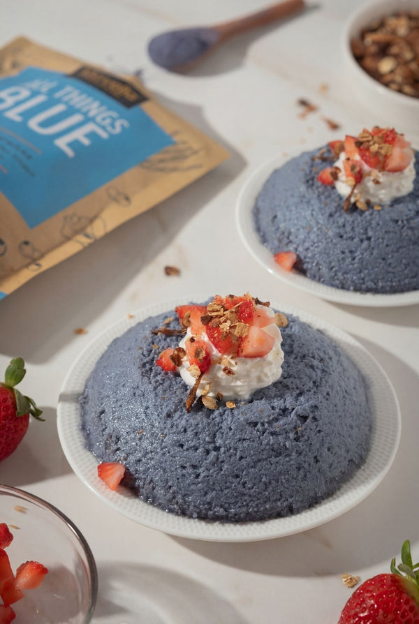 Blue Protein packed Cheesecake