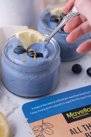 Blueberry Lemon Pudding
