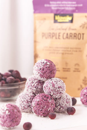 Blueberry Purple Carrot Balls