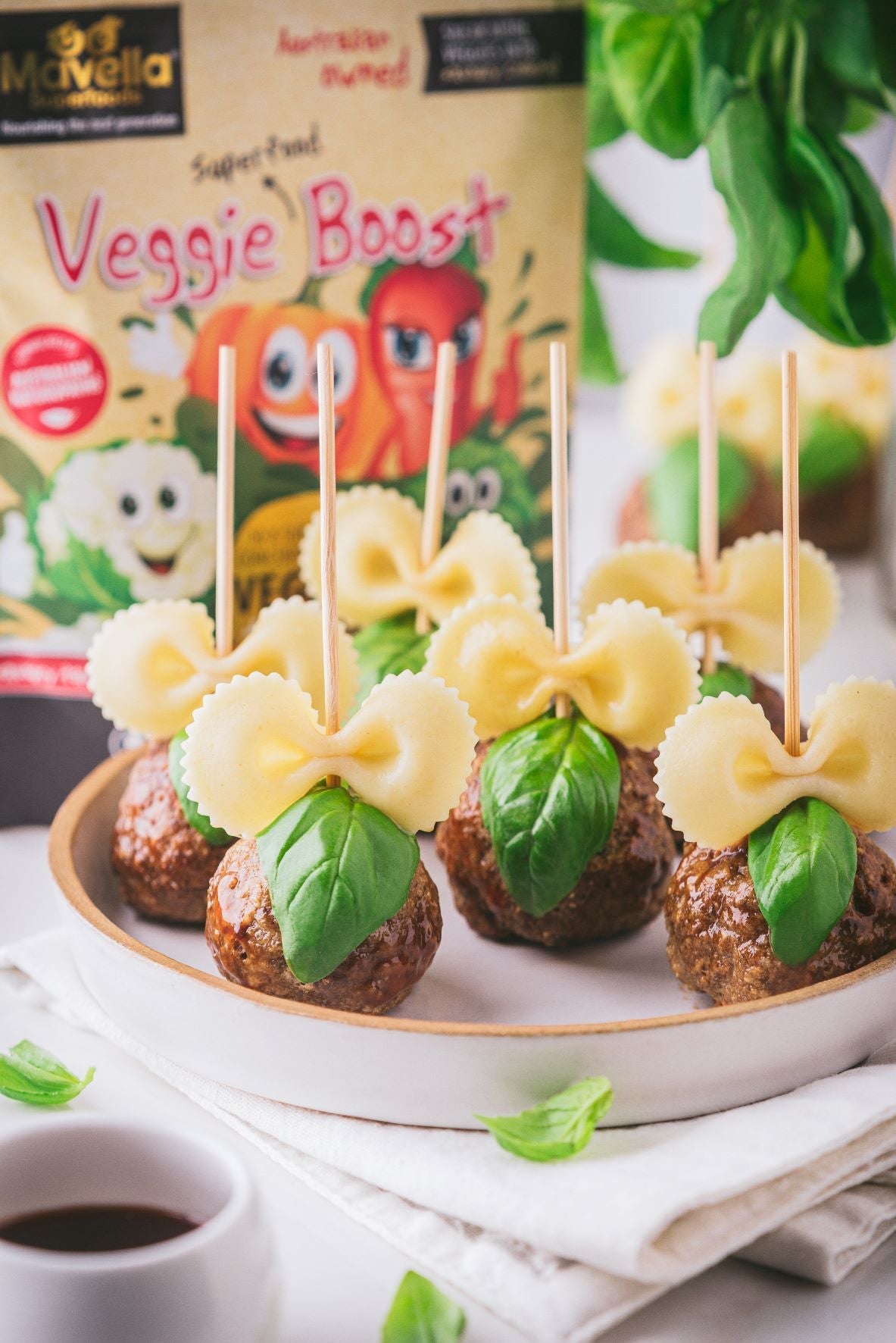 Bowtie Pasta Meatballs