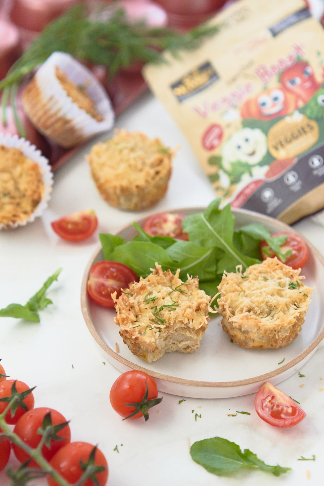 Cauliflower Cheesy Muffins