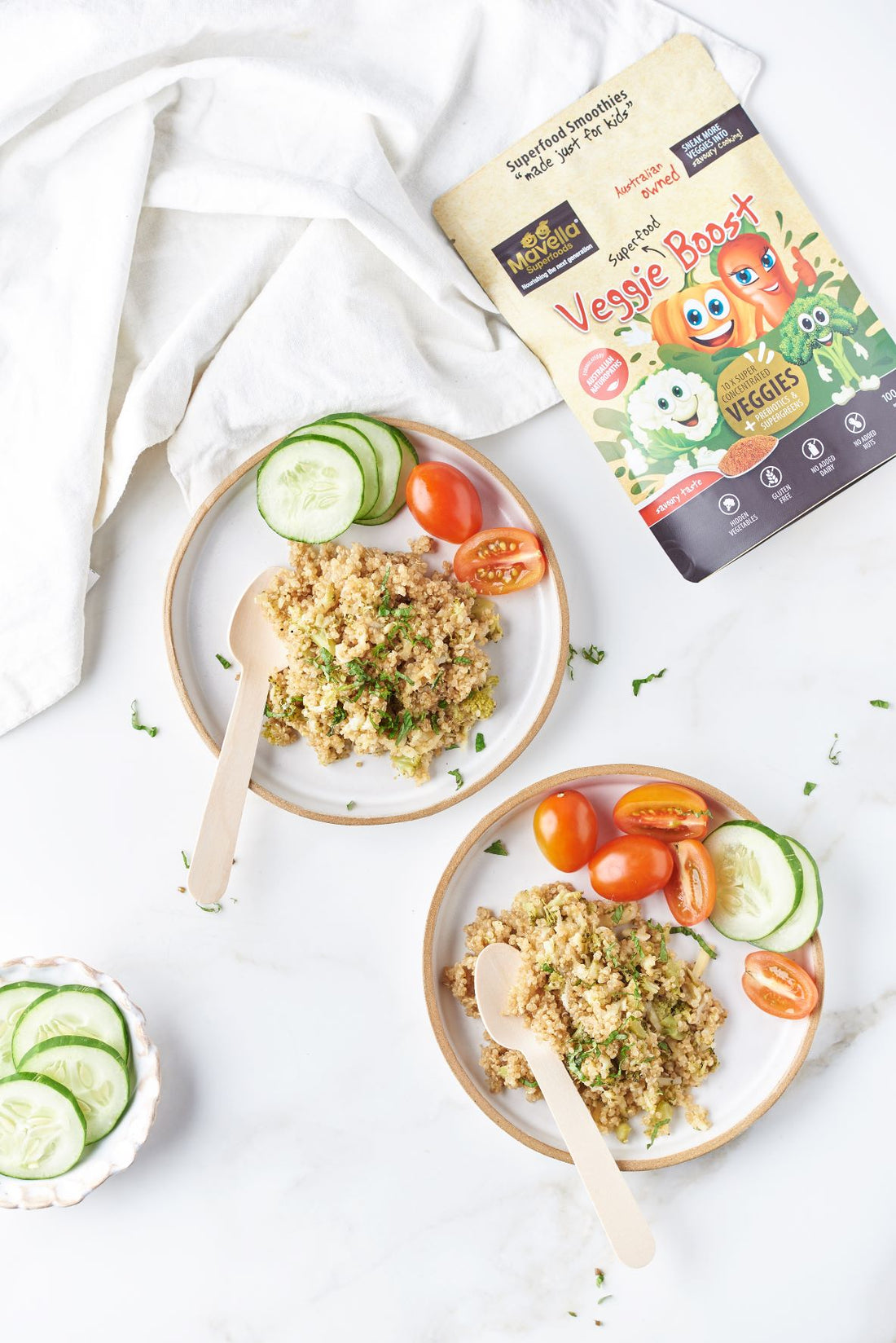 Cheesy Broccoli Quinoa