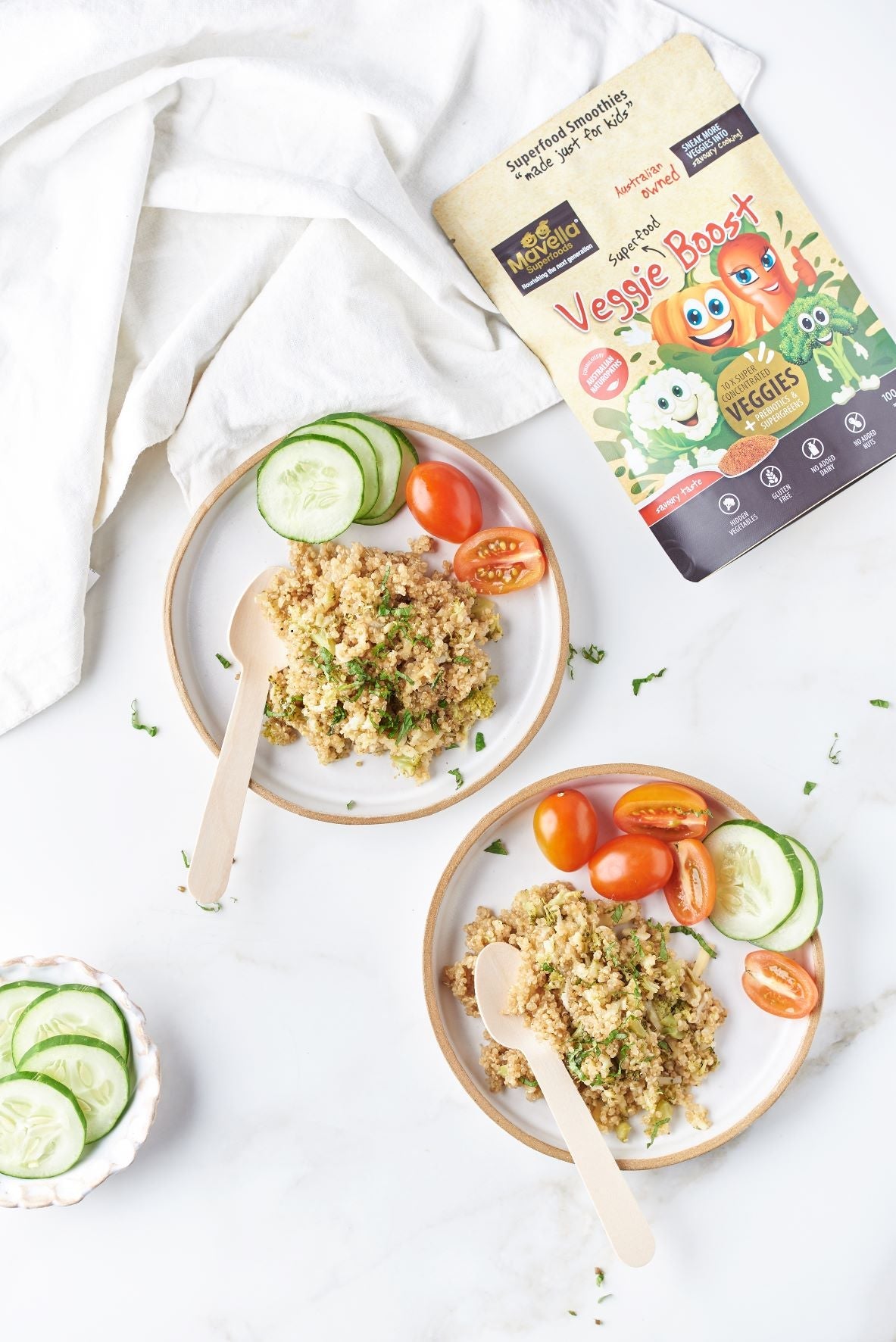 Cheesy Broccoli Quinoa