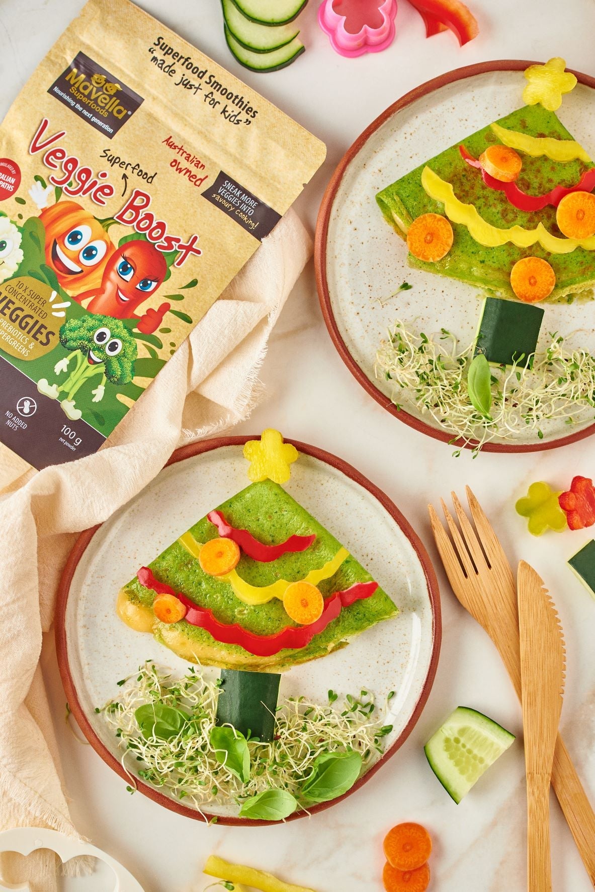 Christmas Tree Crepes