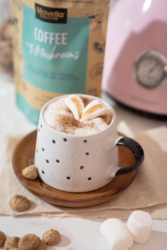 Coffee + 5 Mushrooms