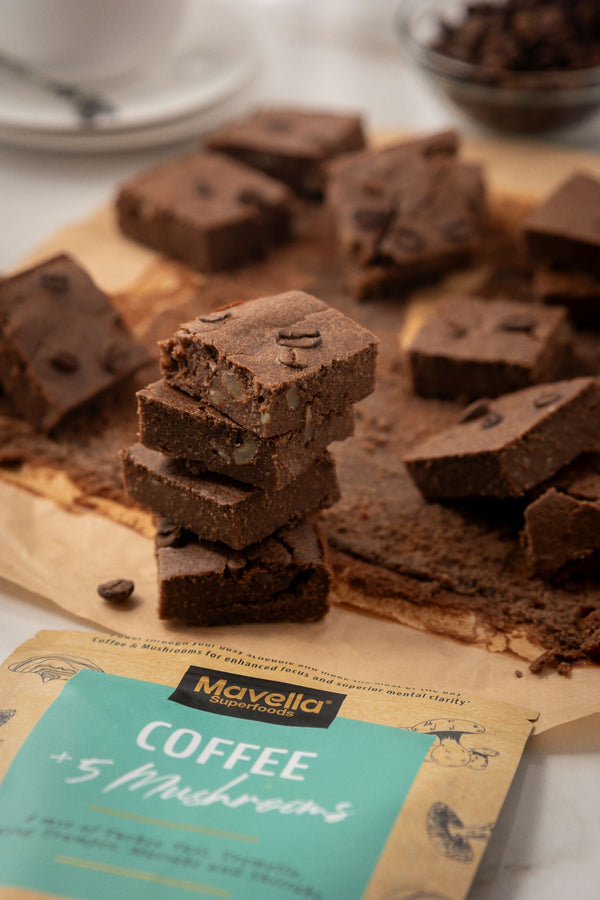 Coffee Flavoured Oatmeal Brownies