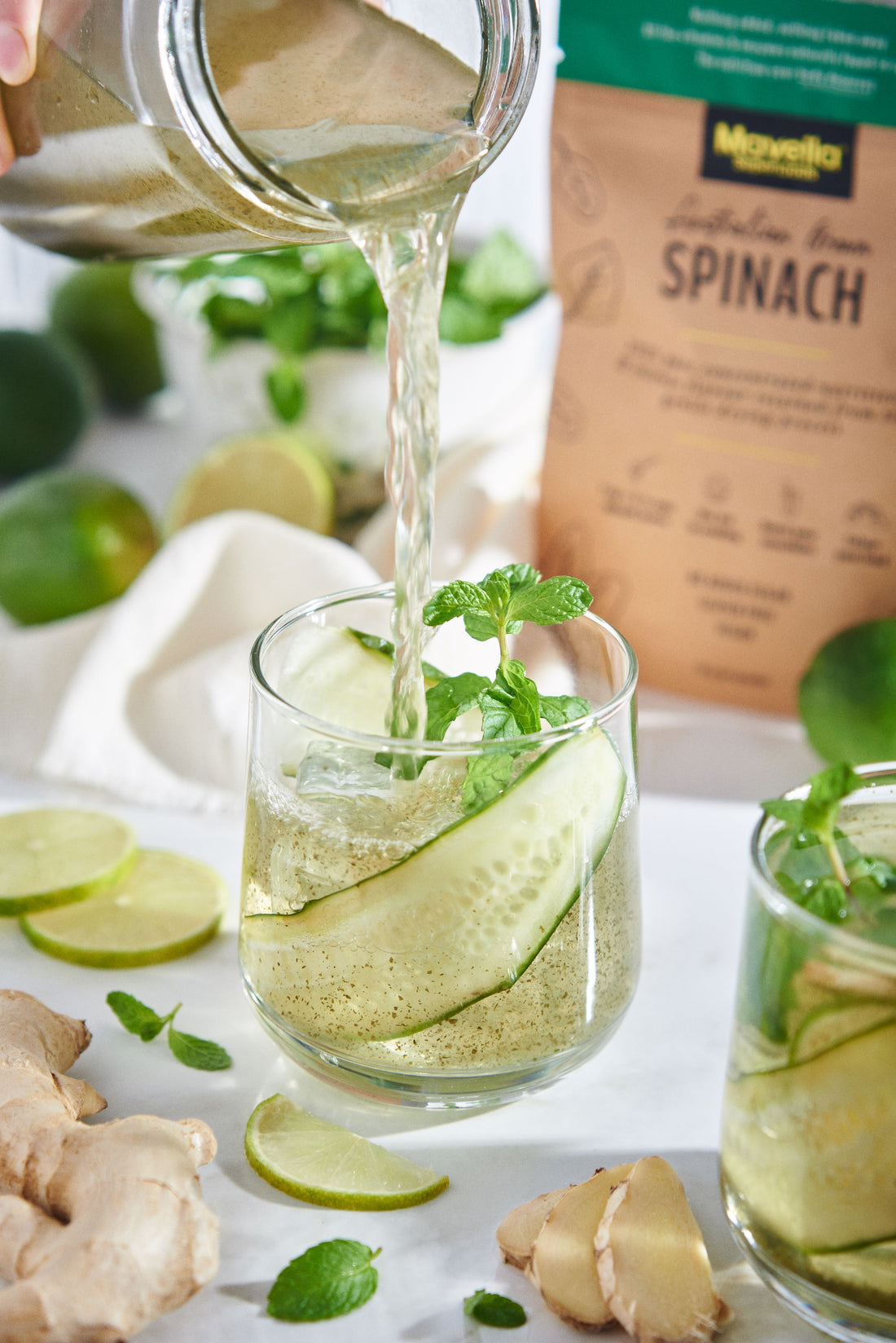 Cucumber Ginger & Mint Limeade