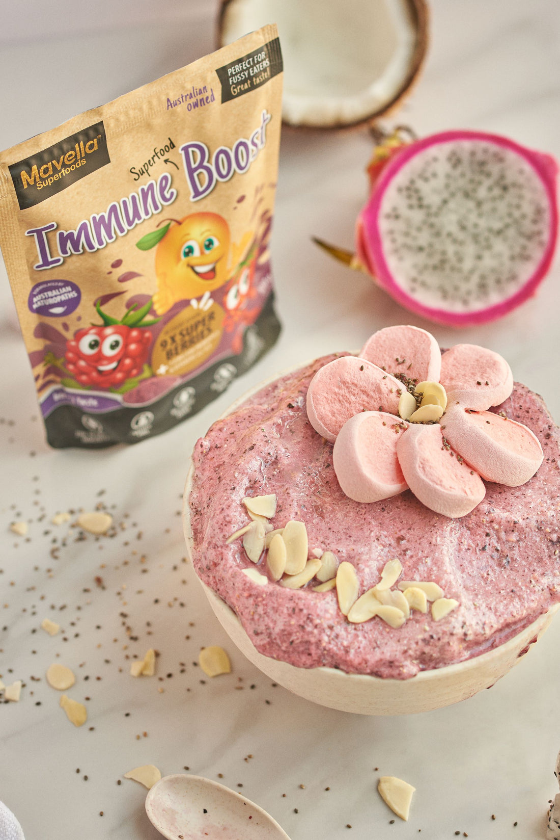Dragon Fruit Smoothie Bowl