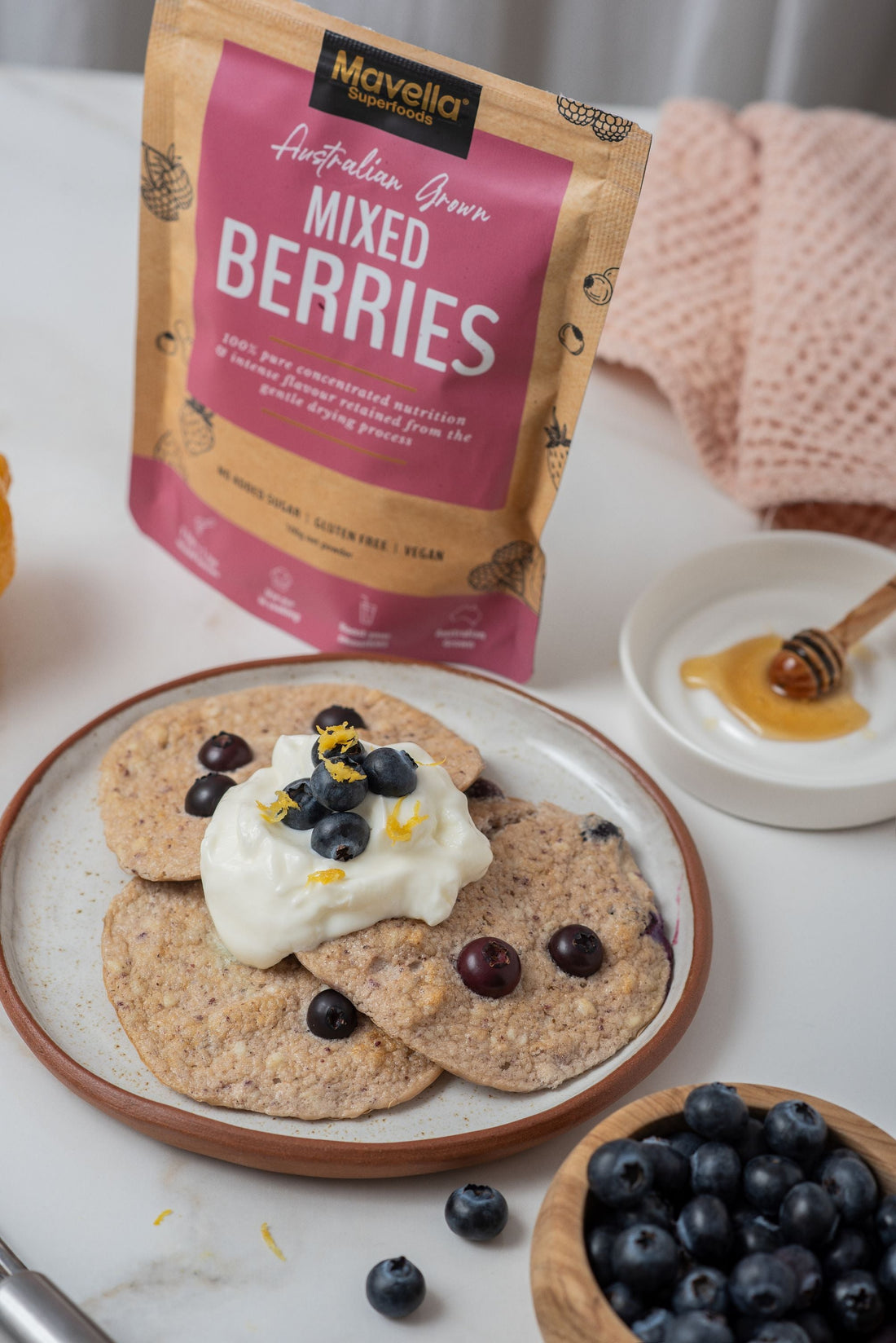 Fluffy Protein Pancakes