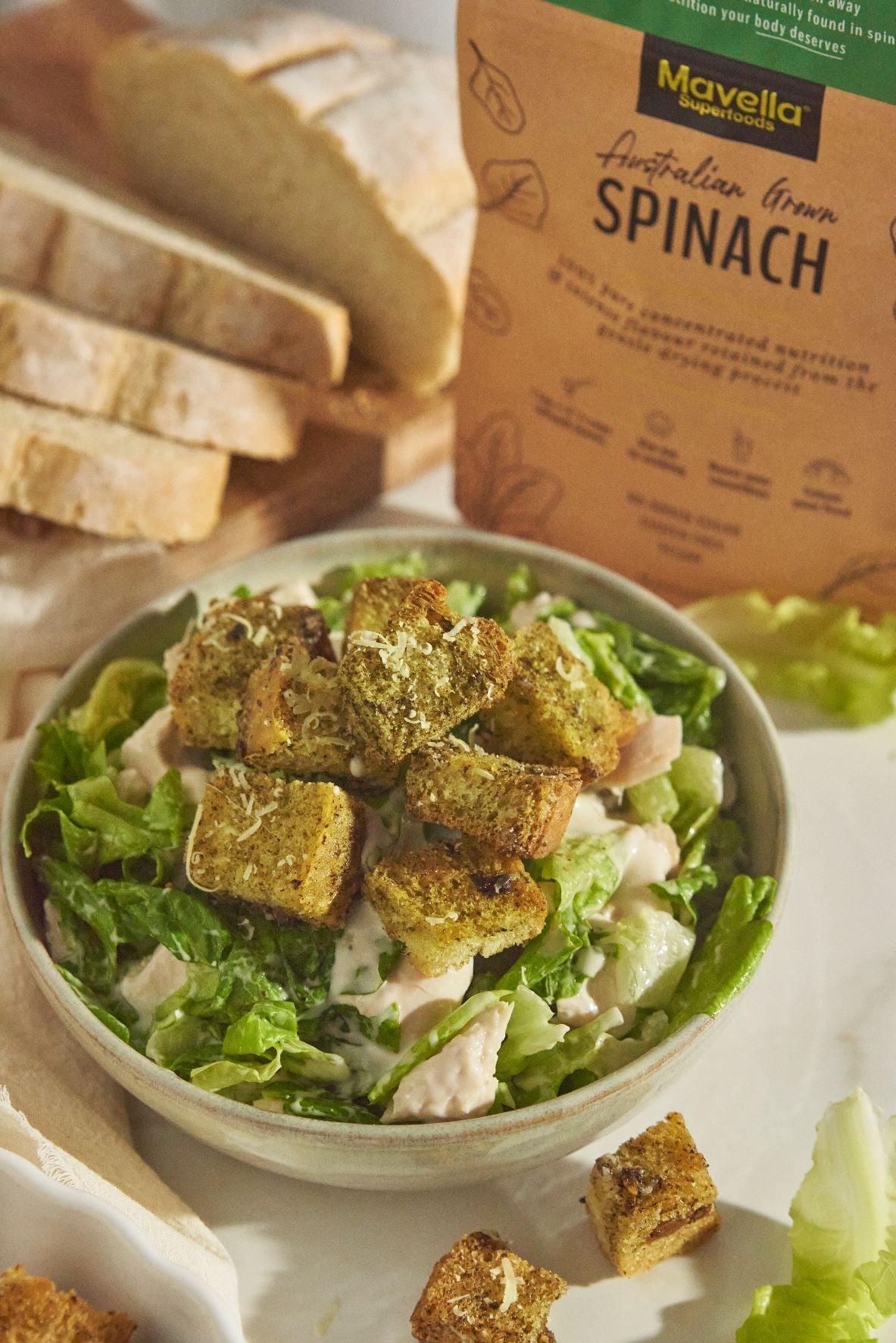 Garlic Bread Croutons