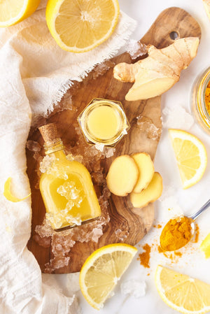 Ginger Turmeric Lemon Shots