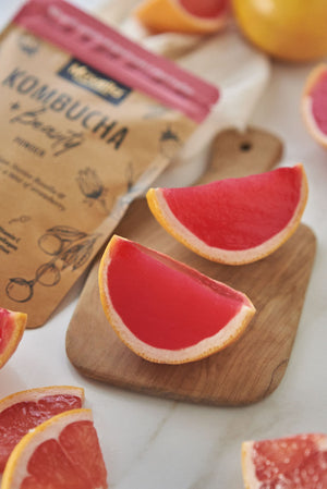 Grapefruit Jelly Wedges