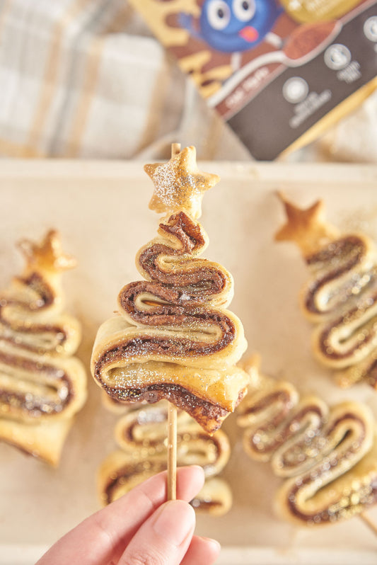 Hazelnut Butter Christmas Trees