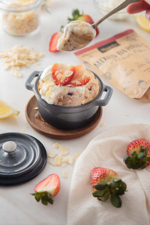 High Protein Berries Cheesecake