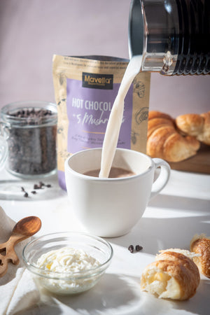 Hot Chocolate + 5 Mushrooms