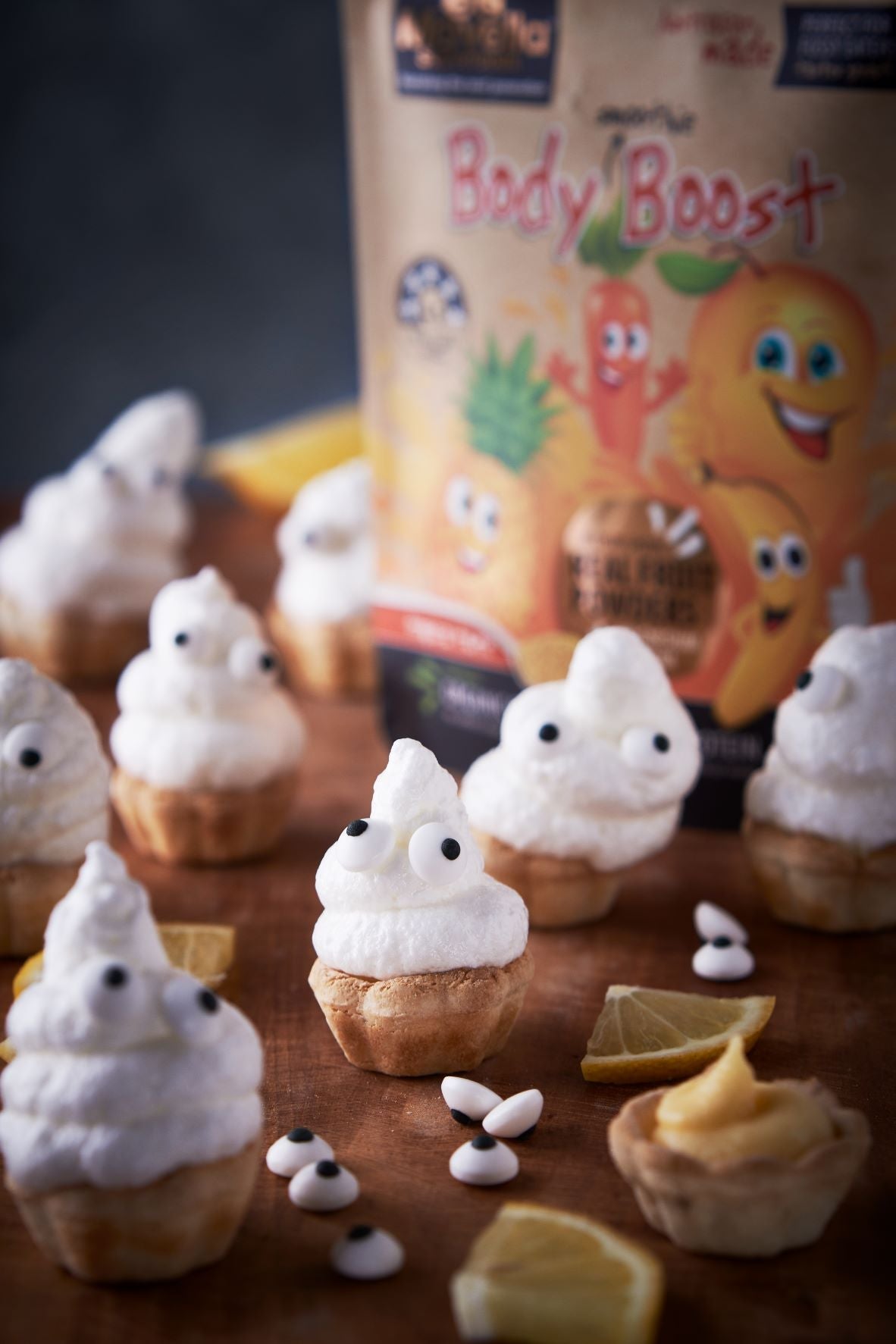 Mini Lemon Ghost Pies