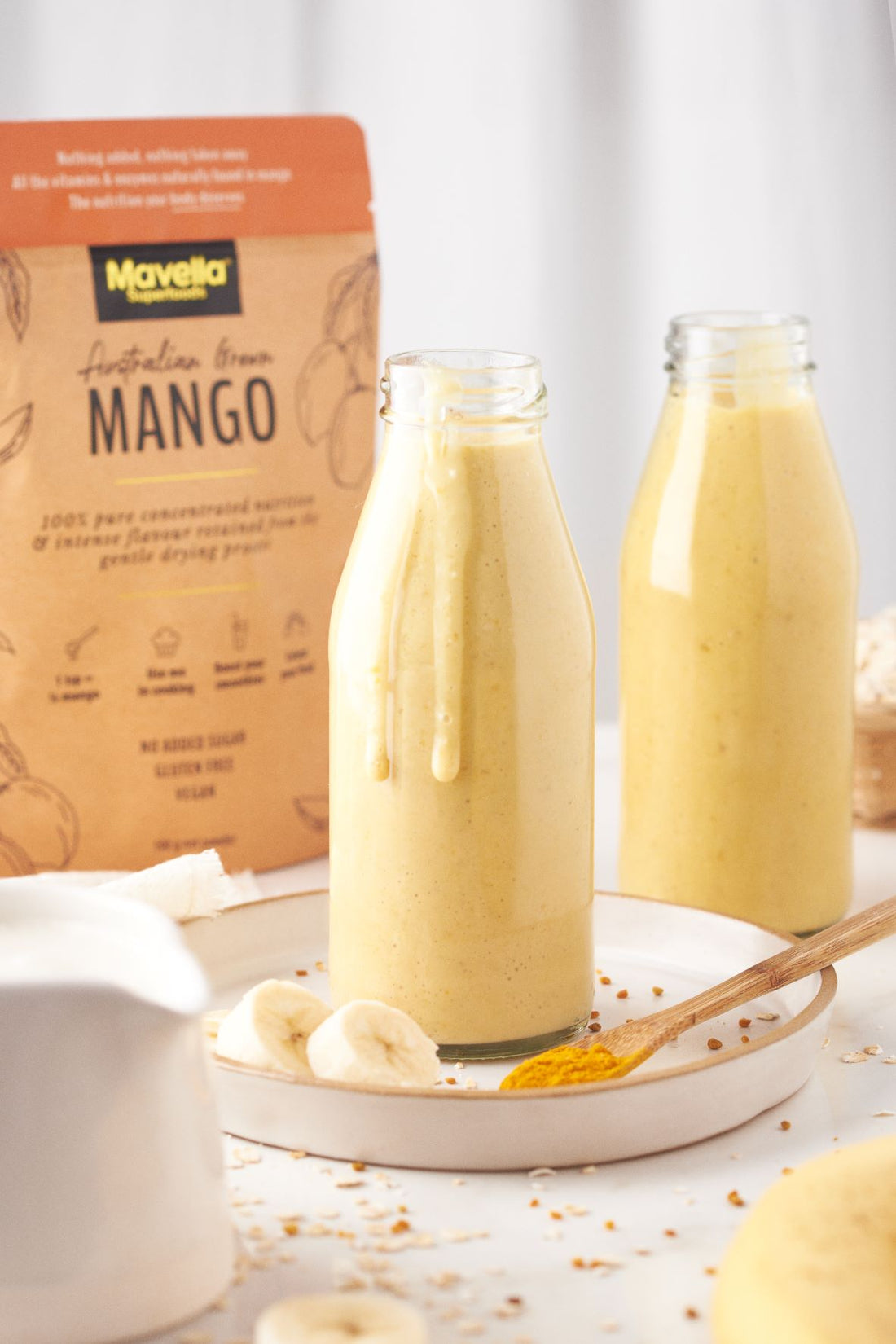 Mango Turmeric Breakfast smoothie