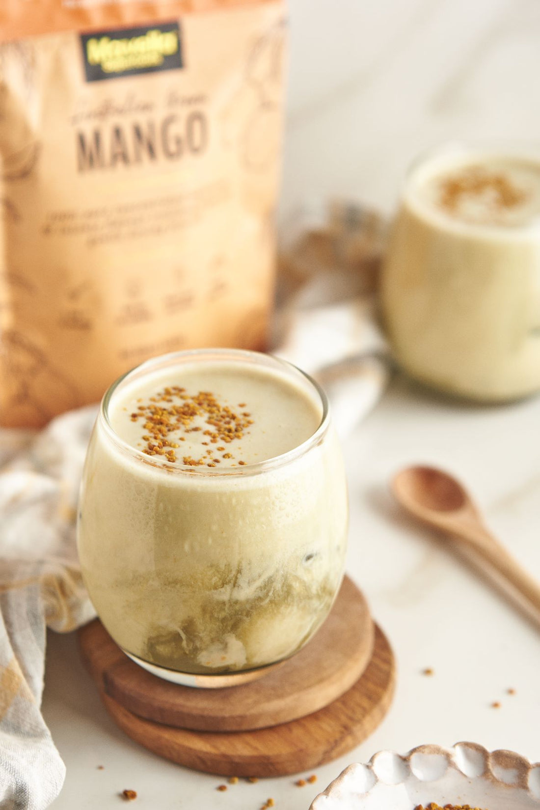 Mango Matcha Latte