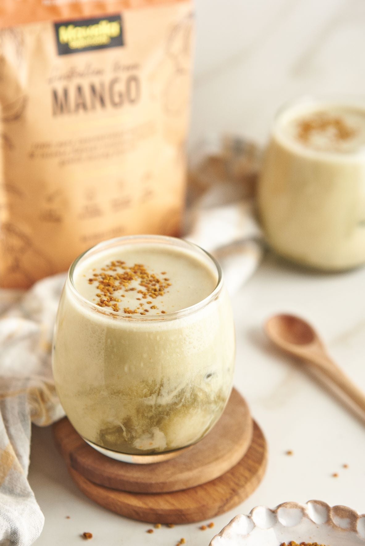 Mango Matcha Latte