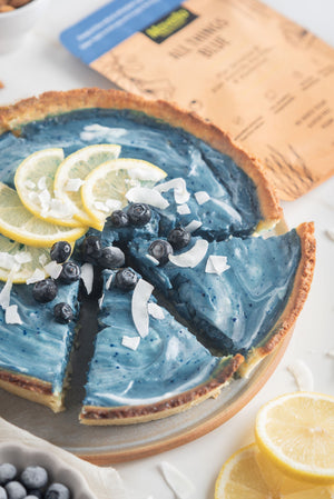 Marble Lemon Curd Pie