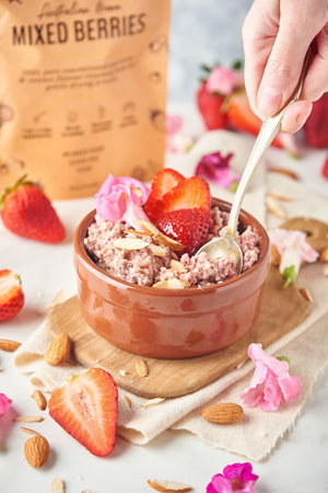 Mixed Berries Almond Porridge