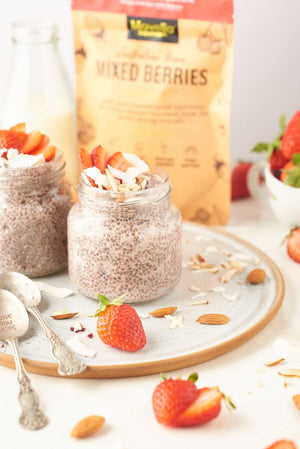 Mixed Berries Chia Pudding