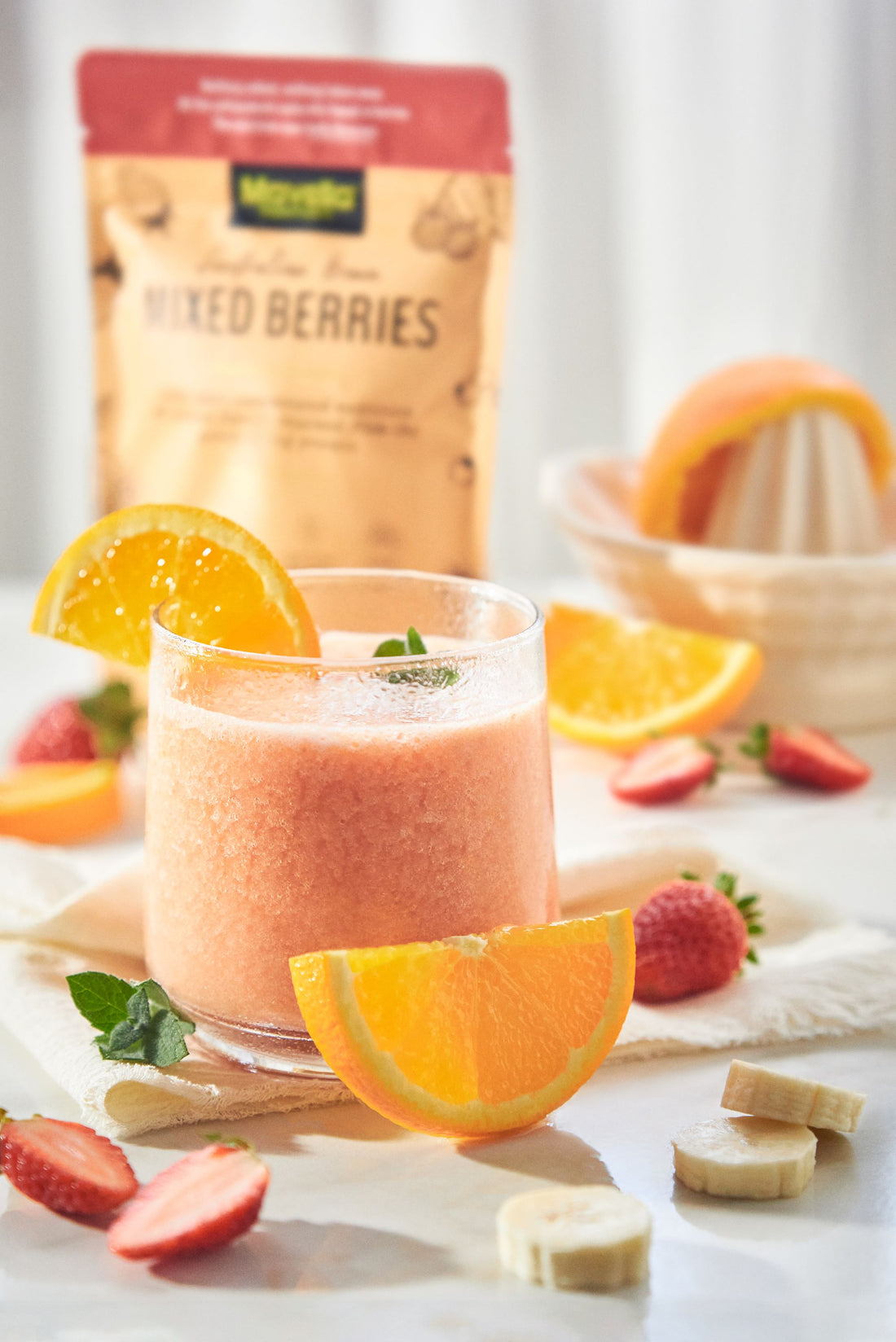 Mixed Berries Sunrise Smoothie