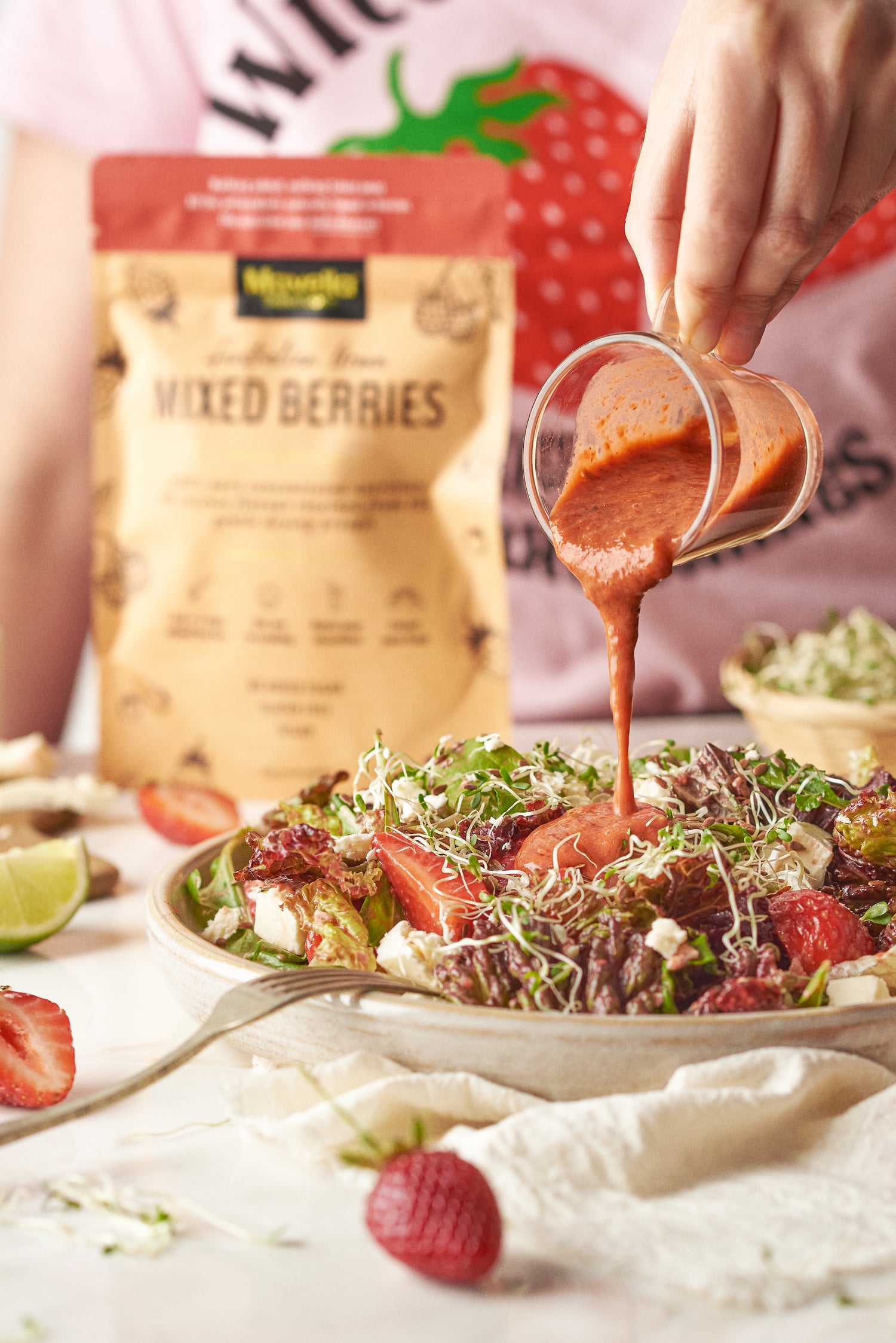 Mixed Berries Vinaigrette Mavella Superfoods