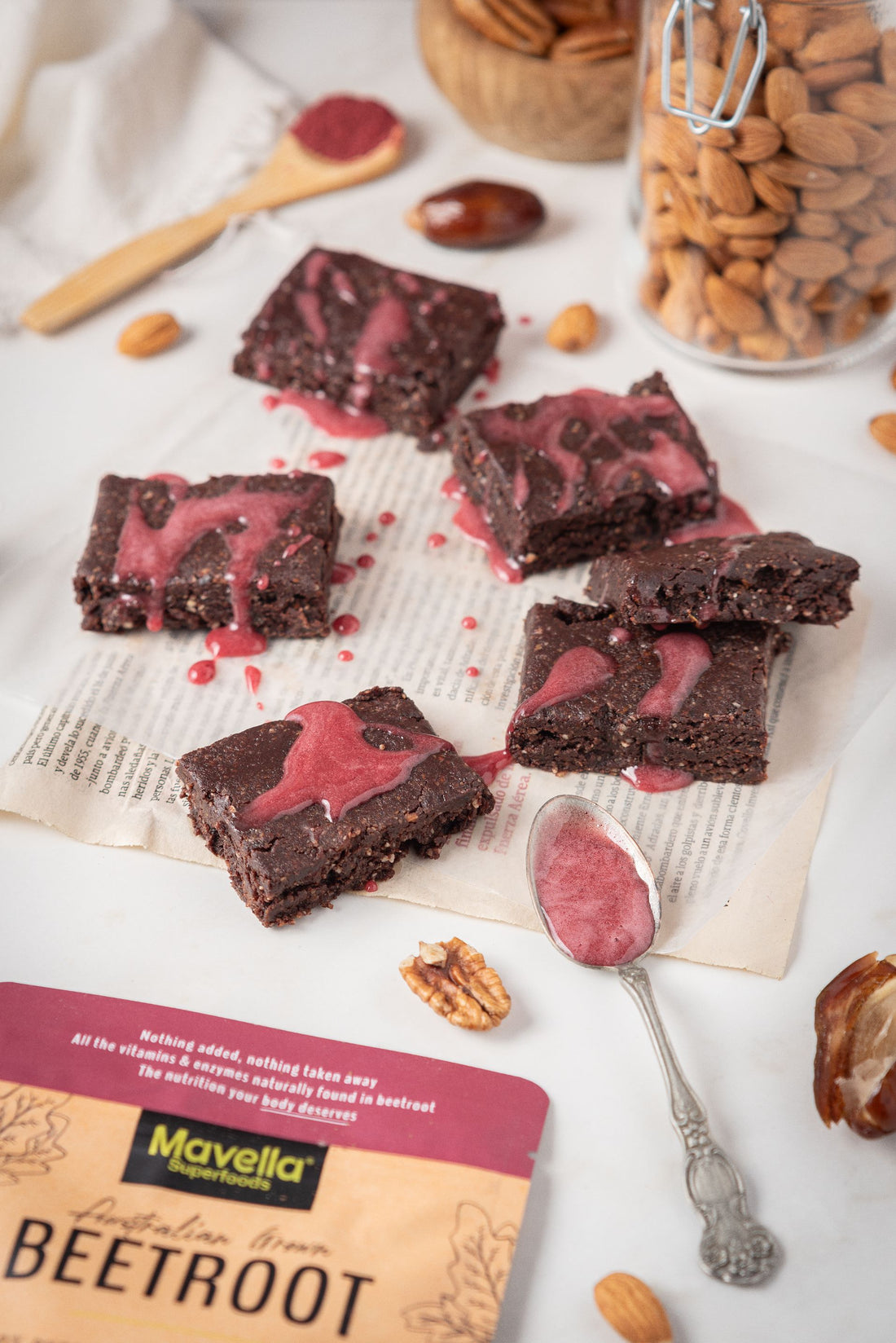 No-Bake Date Brownies