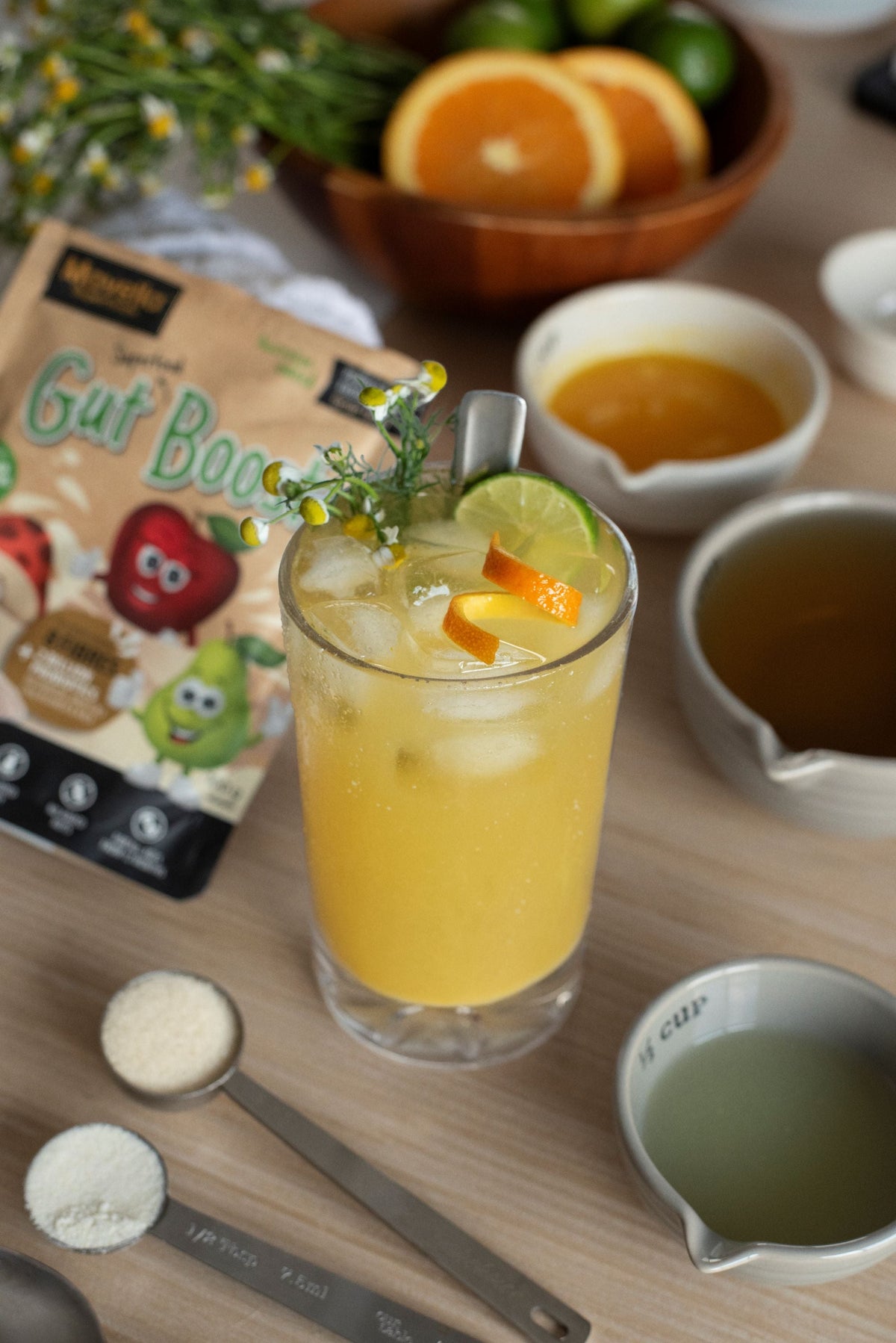 ORANGE & LIME ICED TEA