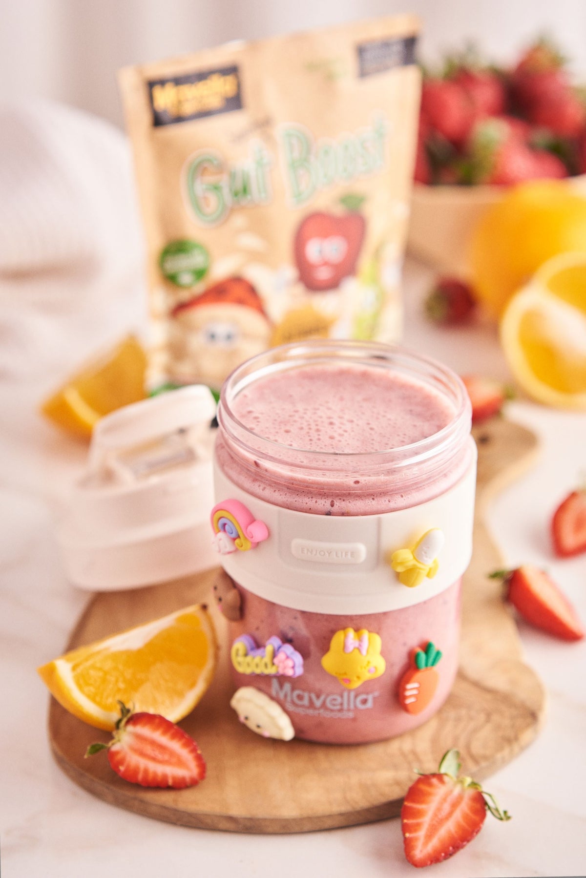 Orange-Berries Smoothie