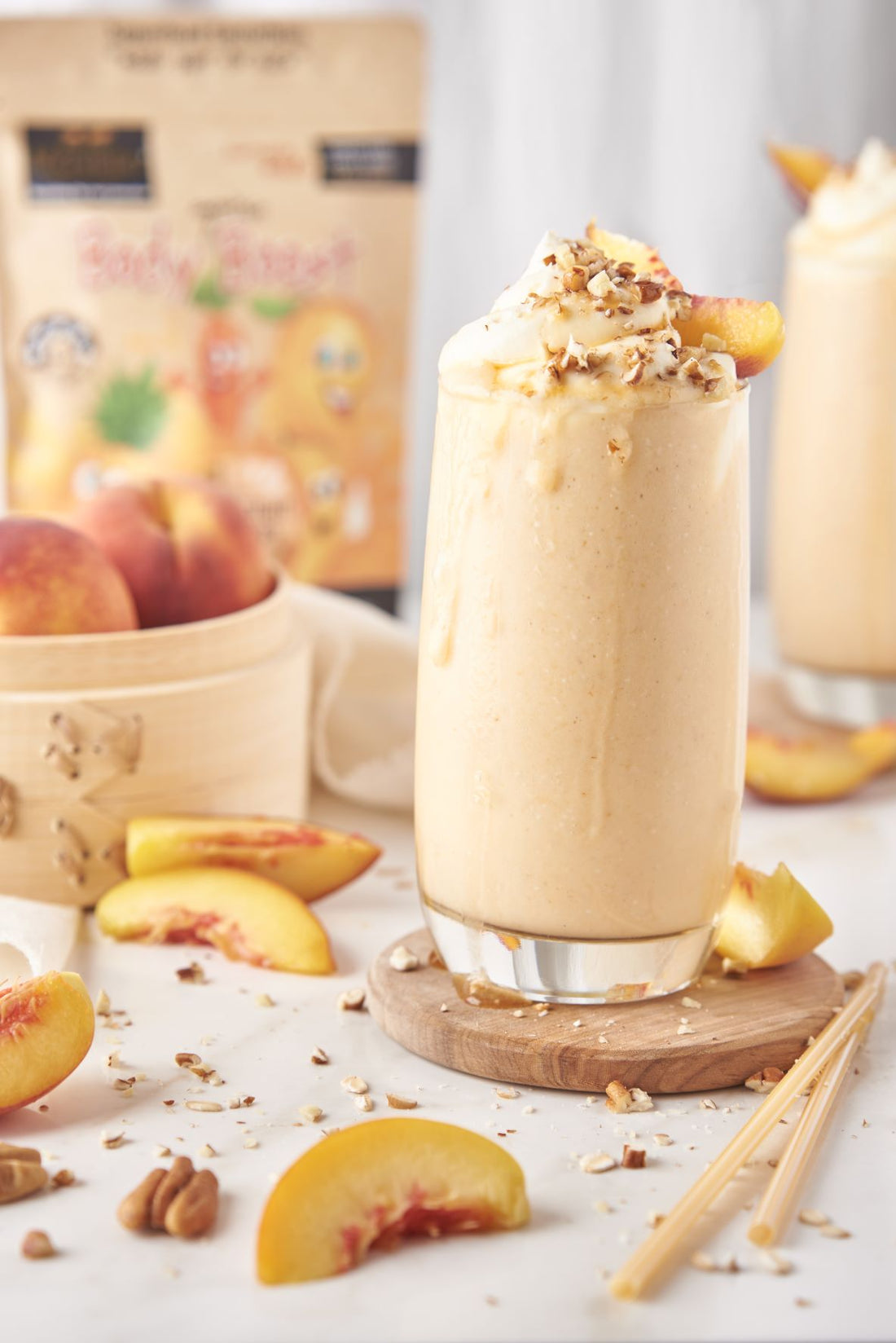 Peach Cobbler Smoothie