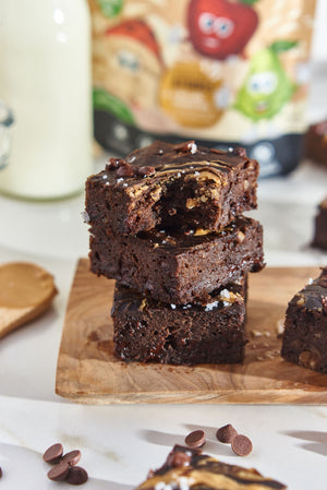 Peanut Butter Banana Brownies