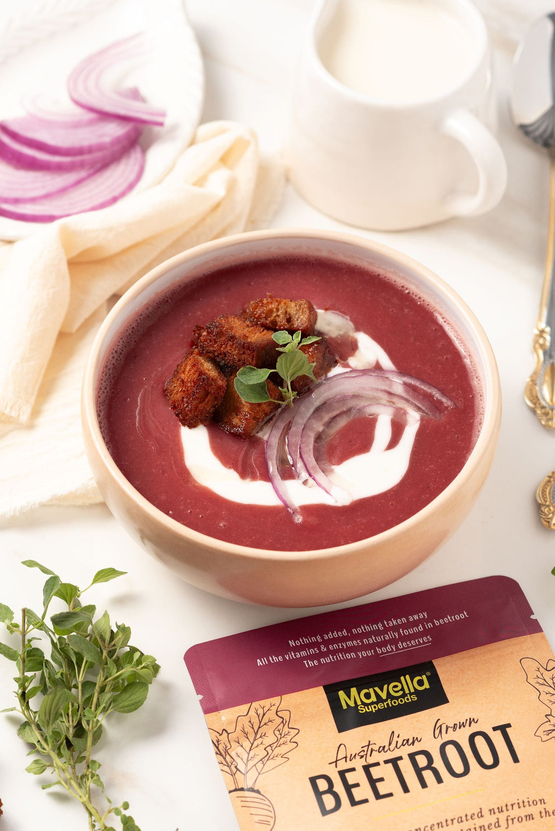 Potato Beetroot Soup