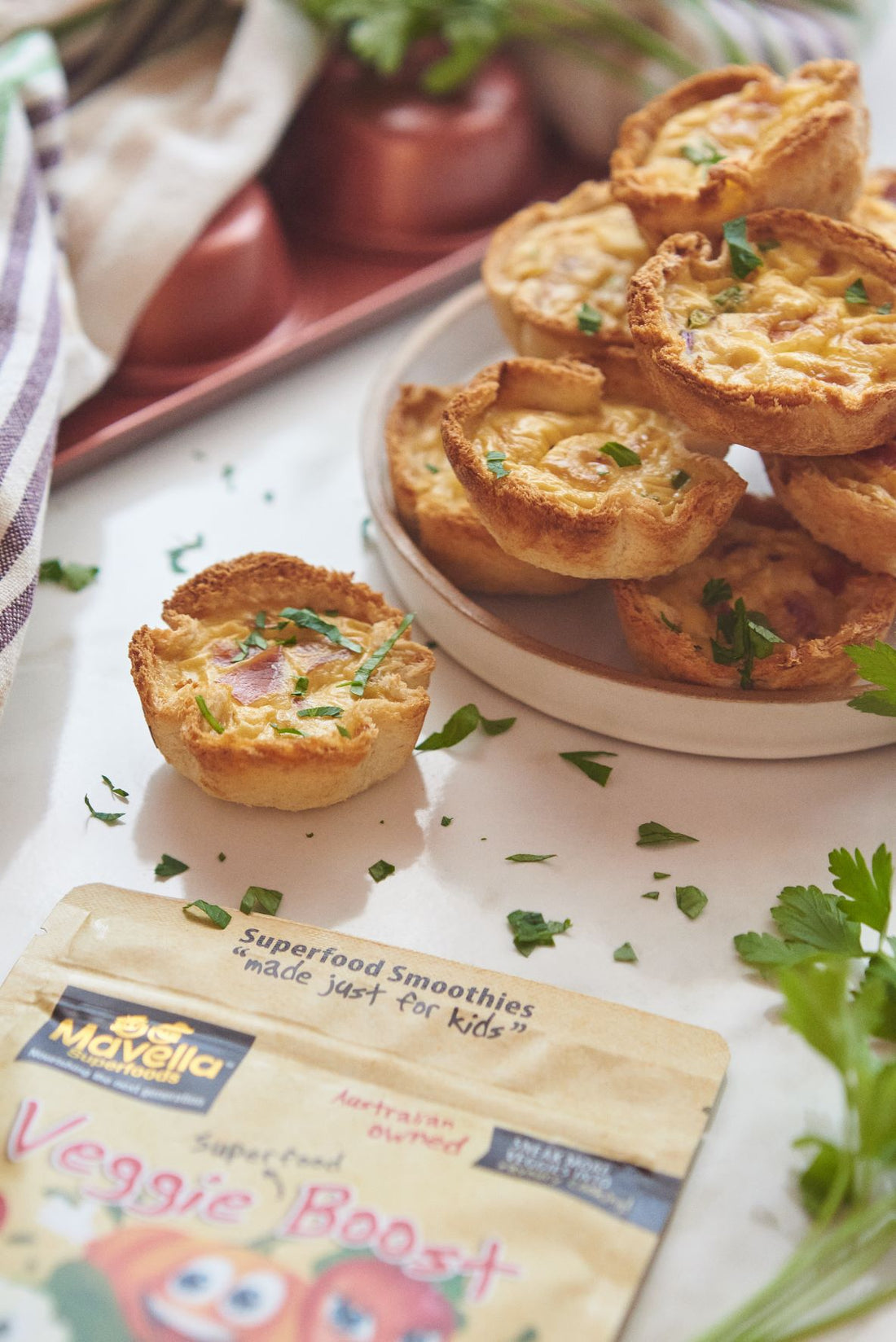 Quiche Toast Cups