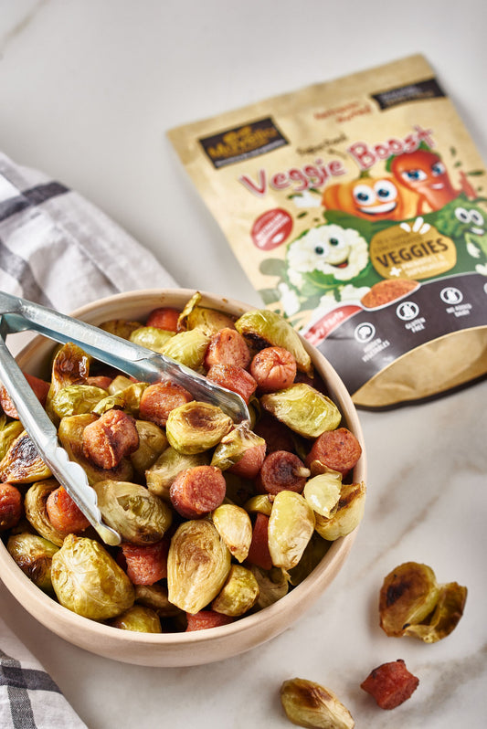 Roasted Brussel Sprouts & Sausage