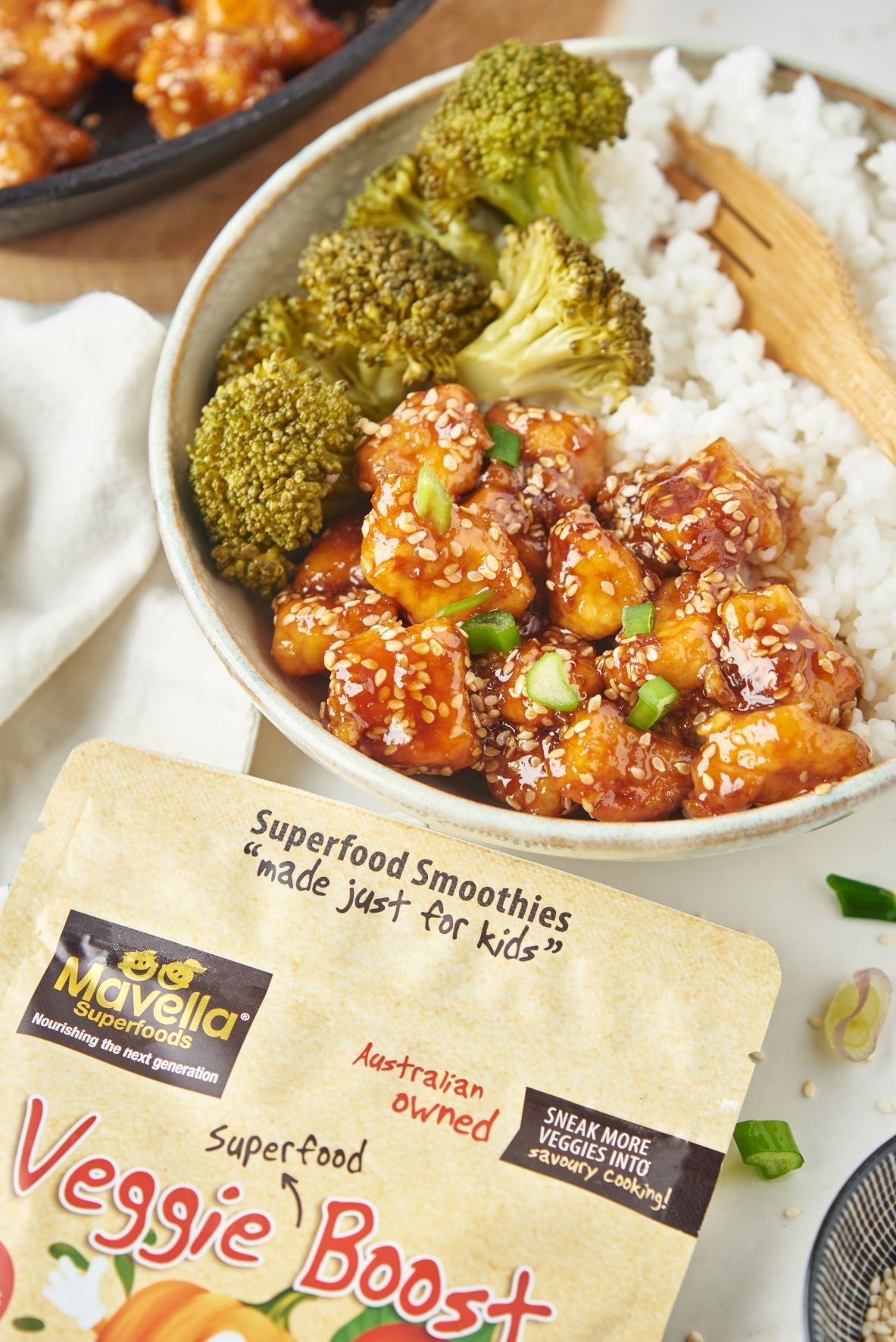 Sticky Sesame Chicken