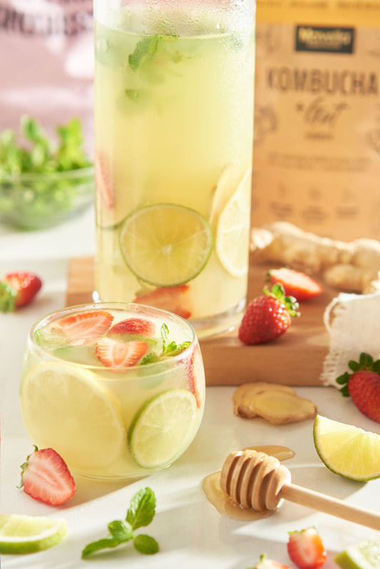 Strawberry-Lime Water