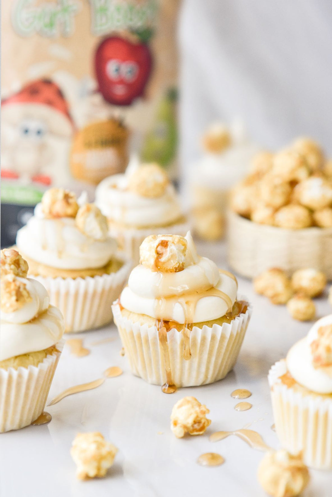 Sweetcorn & Popcorn Cupcakes