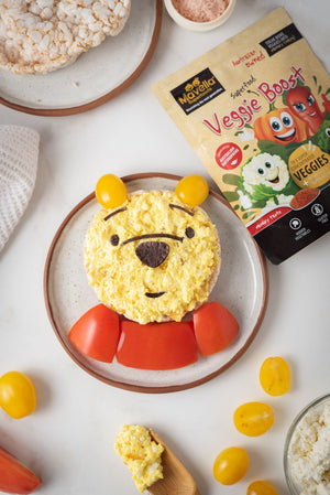 Tomato Scrambled Eggs Pooh Bear Style